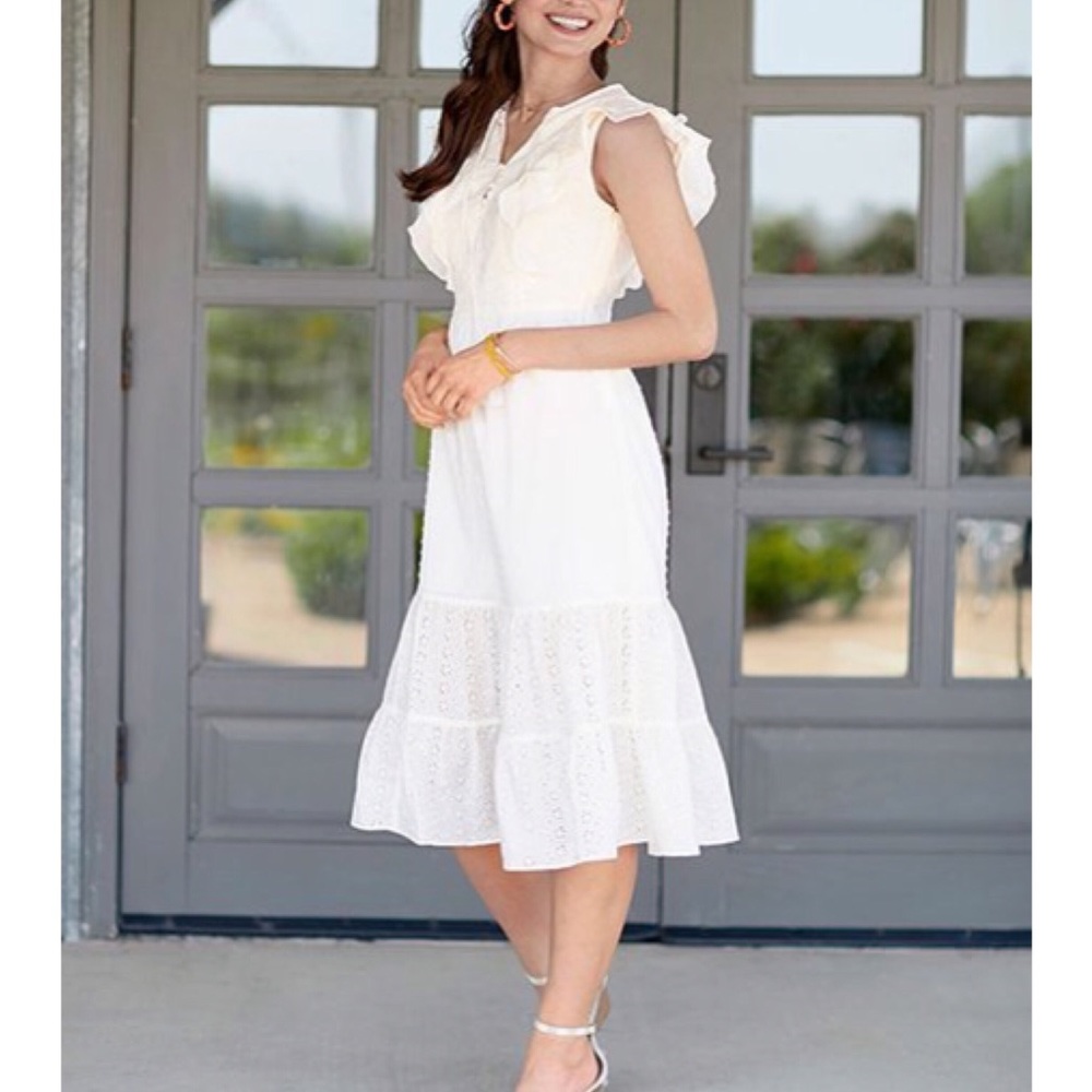 NWOT Matilda Jane Sweet as Sugar Eyelet Dress